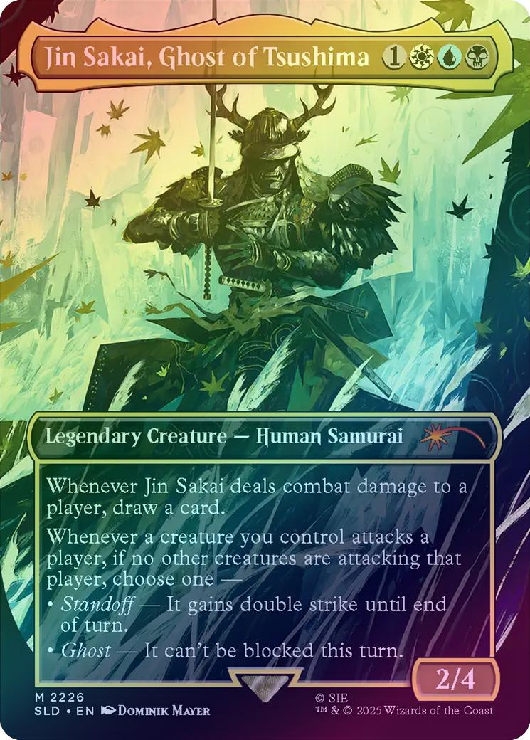 Jin Sakai, Ghost of Tsushima - Ghost of Tsushima (Rainbow Foil) (SLD)
