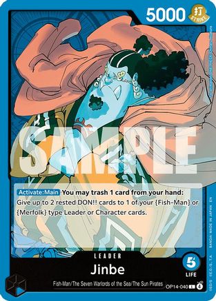 Jinbe - OP14-040 - OP14-040 - Leader