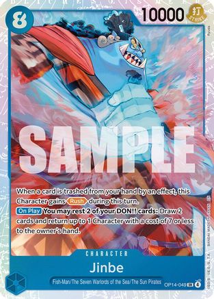 Jinbe - OP14-049 - OP14-049 - Super Rare