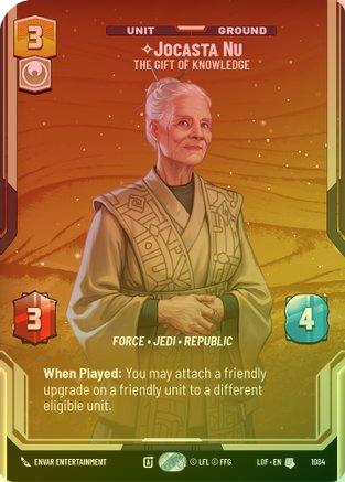 Jocasta Nu - The Gift of Knowledge (Prestige Foil) - 1084 - Uncommon (Foil)