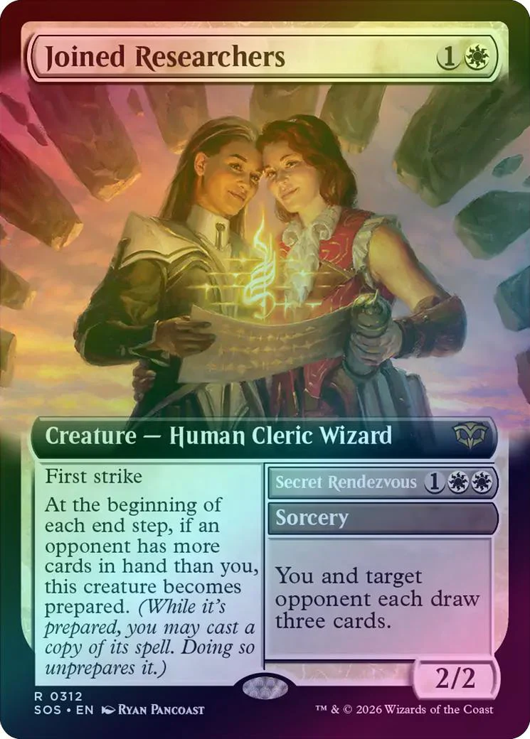 Joined Researchers // Secret Rendezvous - Extended Art (Foil) (SOS)