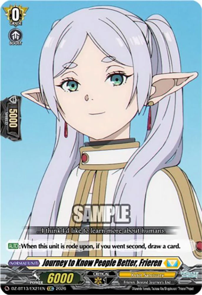 Journey to Know People Better, Frieren - DZ-BT13/EX21EN - Extra Common