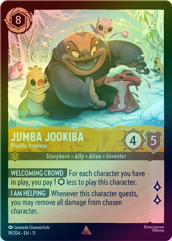 Jumba Jookiba (Prolific Inventor) - 19/204 - Rare (Foil)