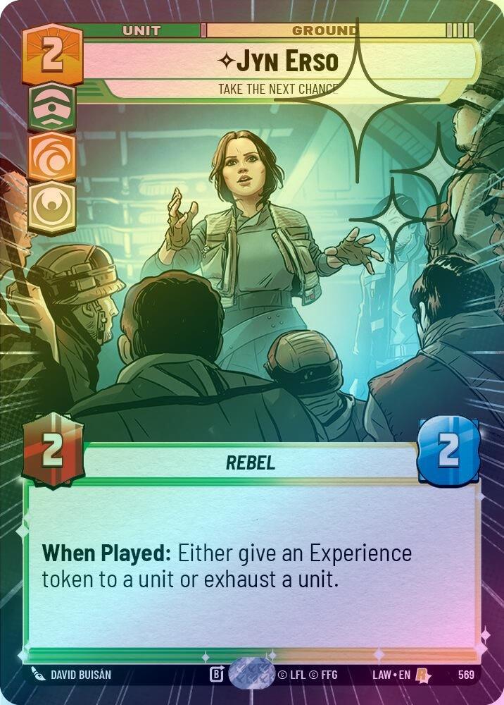 Jyn Erso - Take the Next Chance (Hyperspace Foil) - 569 - Rare (Foil)