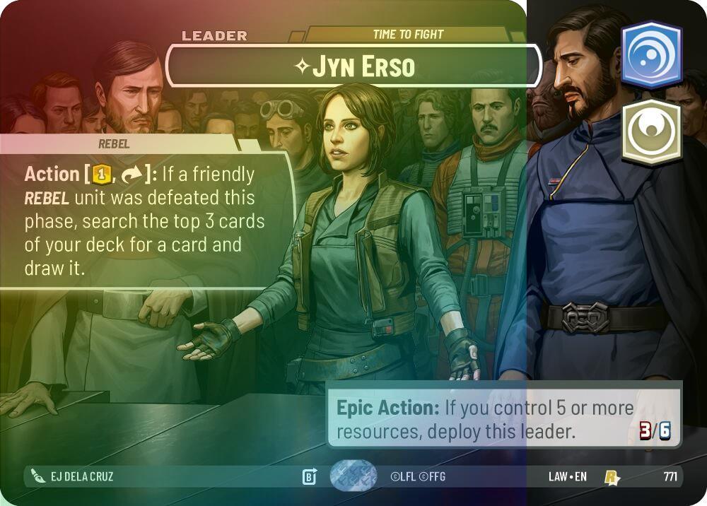 Jyn Erso - Time to Fight (Showcase) - 771 - Rare (Foil)
