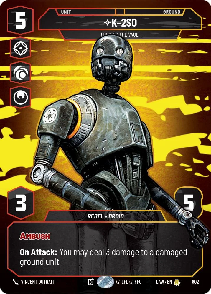 K-2S0 - Locking the Vault (Prestige) - 802 - Rare
