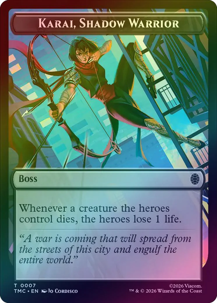 Karai, Shadow Warrior Token (Foil) (TTMC)