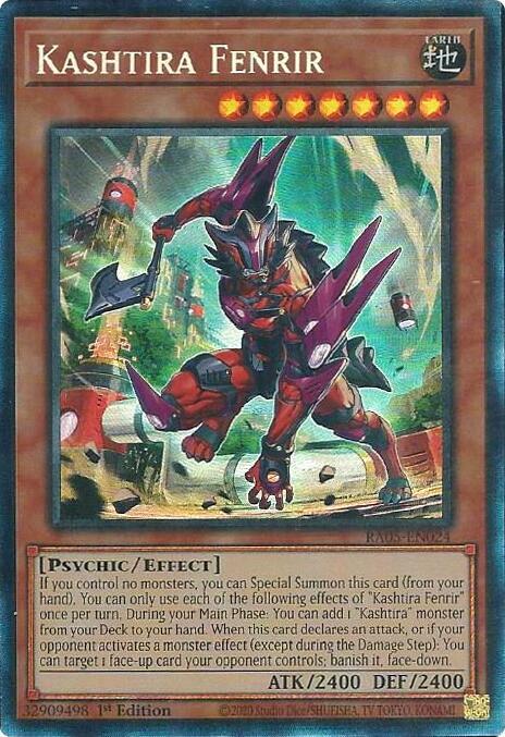 Kashtira Fenrir (PCR) - RA05-EN024 - Prismatic Collector's Rare - 1st Edition