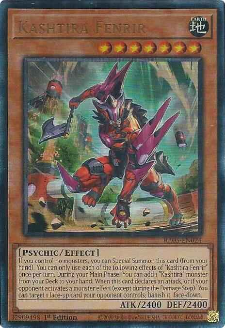 Kashtira Fenrir (PUR) - RA05-EN024 - Prismatic Ultimate Rare - 1st Edition