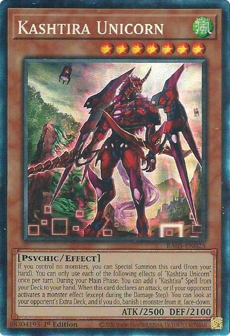 Kashtira Unicorn (PCR) - RA05-EN025 - Prismatic Collector's Rare - 1st Edition