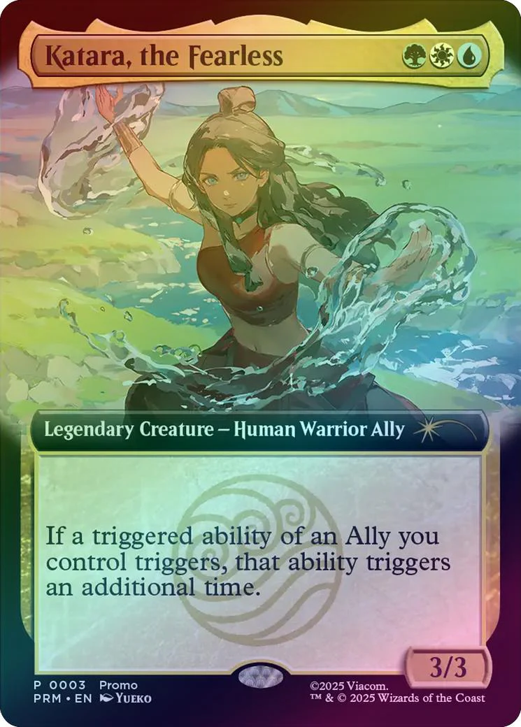 Katara, the Fearless - Extended Art (Foil) (PURL)