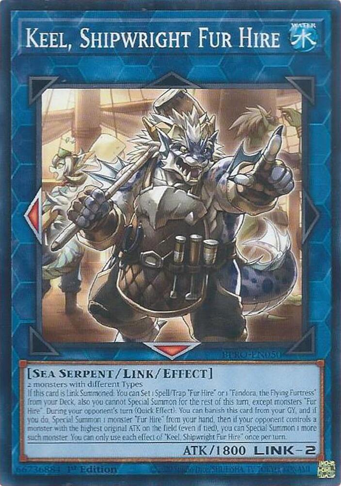 Keel, Shipwright Fur Hire - BPRO-EN050 - Common - 1st Edition