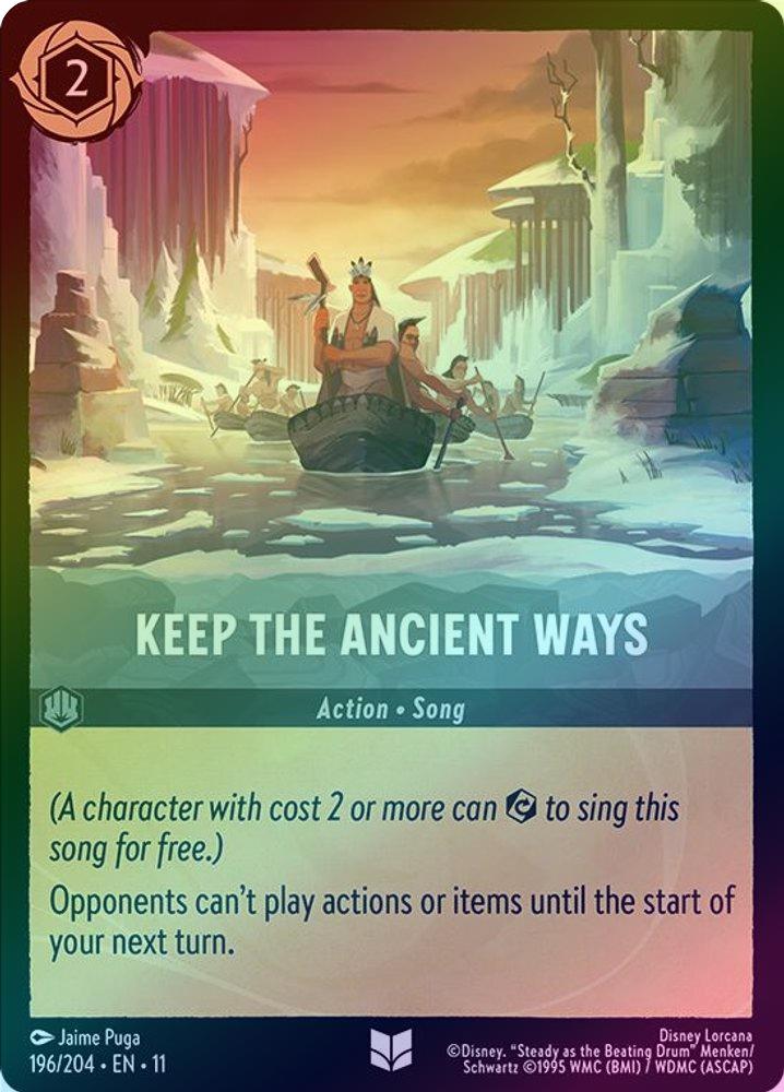 Keep the Ancient Ways - 196/204 - Uncommon (Foil)