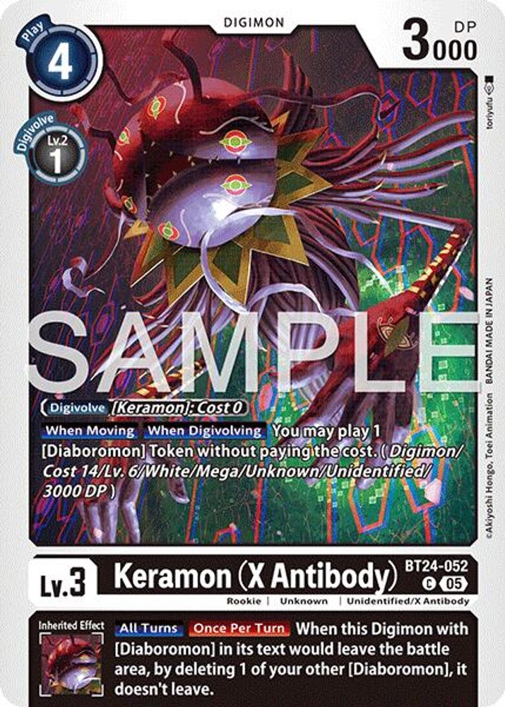 Keramon (X Antibody) - BT24-052 - Common
