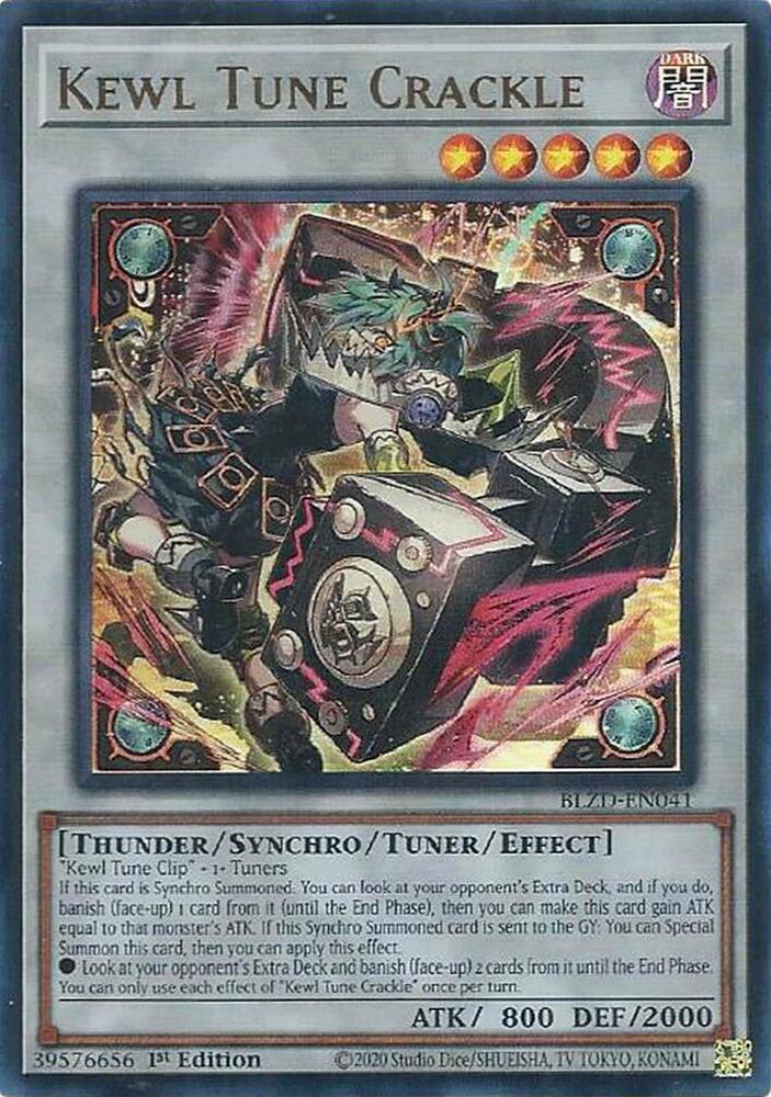 Kewl Tune Crackle - BLZD-EN041 - Ultra Rare - 1st Edition