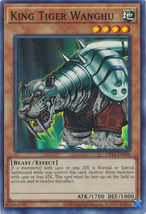 King Tiger Wanghu - OP24-EN004 - Super Rare - Unlimited