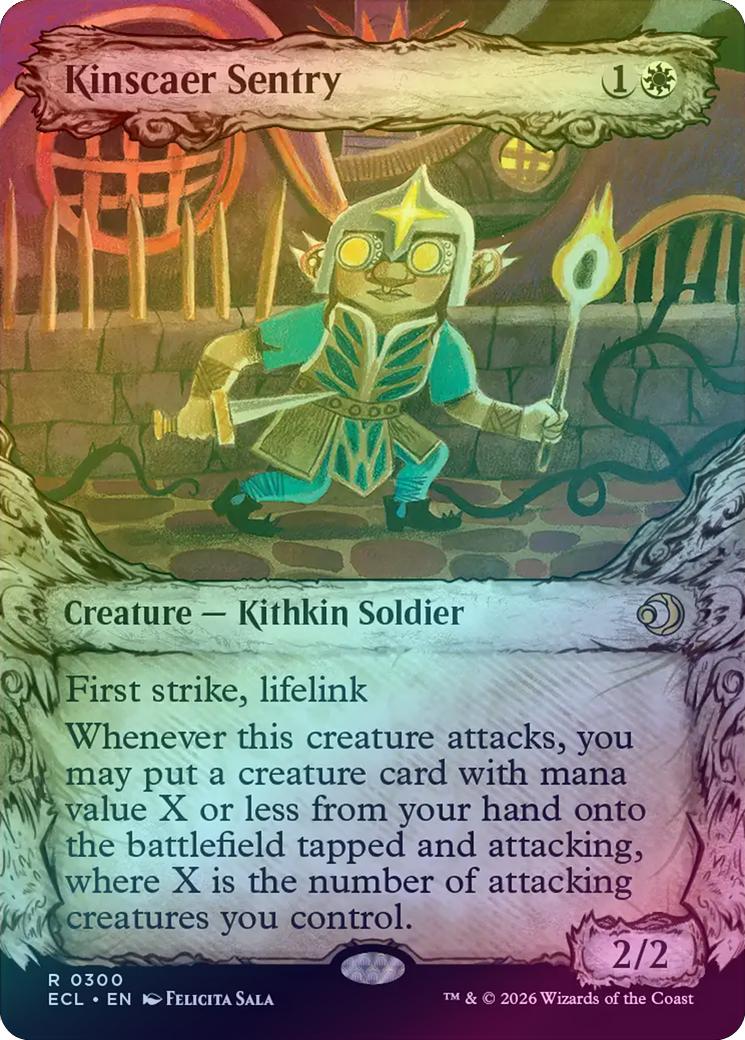 Kinscaer Sentry - Fable Frame Showcase (Foil) (ECL)