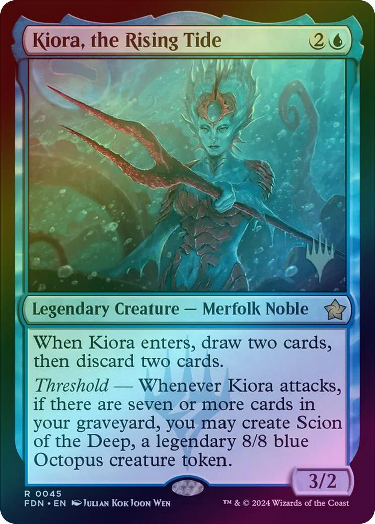 Kiora, the Rising Tide - Promo Pack (Foil) (PFDN)