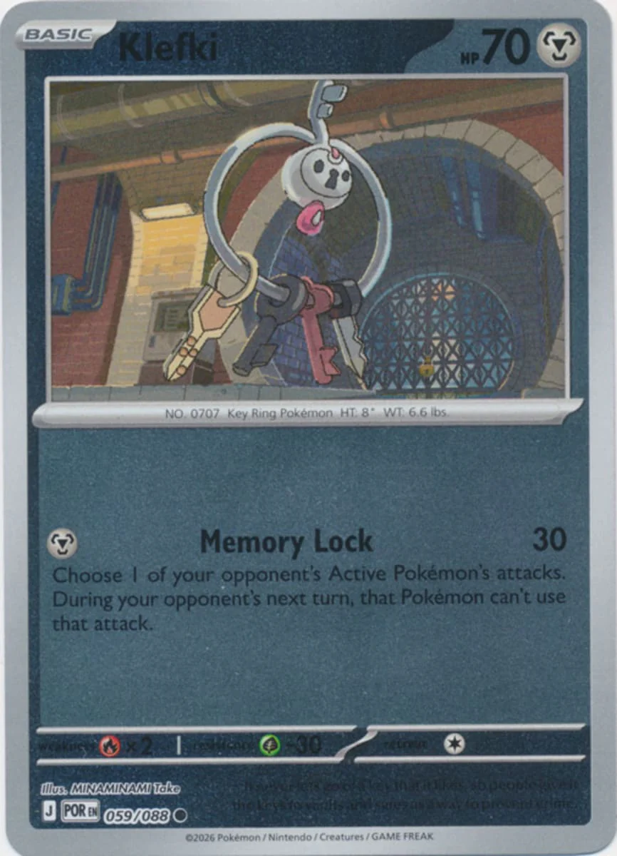 Klefki - 059/088 - Common - Reverse Holo