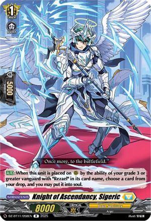 Knight of Ascendancy, Sigeric - DZ-BT11/058EN - Rare