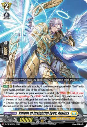 Knight of Insightful Eyes, Azaltus - D-PR/310EN - Promo