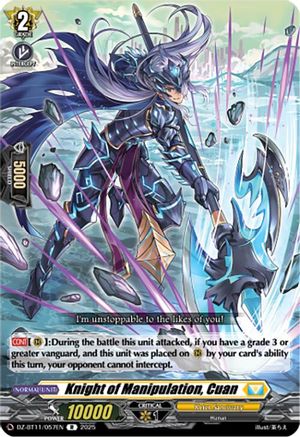 Knight of Manipulation, Cuan - DZ-BT11/057EN - Rare