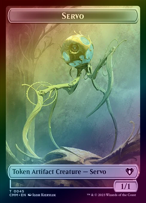 Servo // Construct Token (Foil) (TCMM)