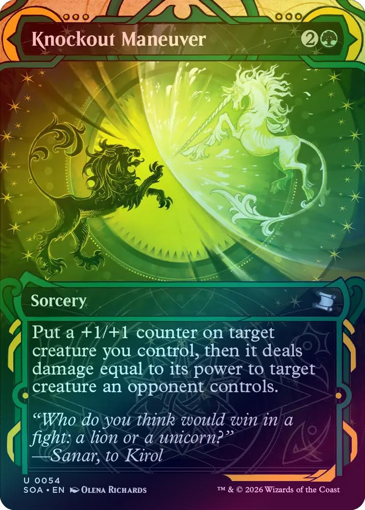 Knockout Maneuver (Foil) (SOA)