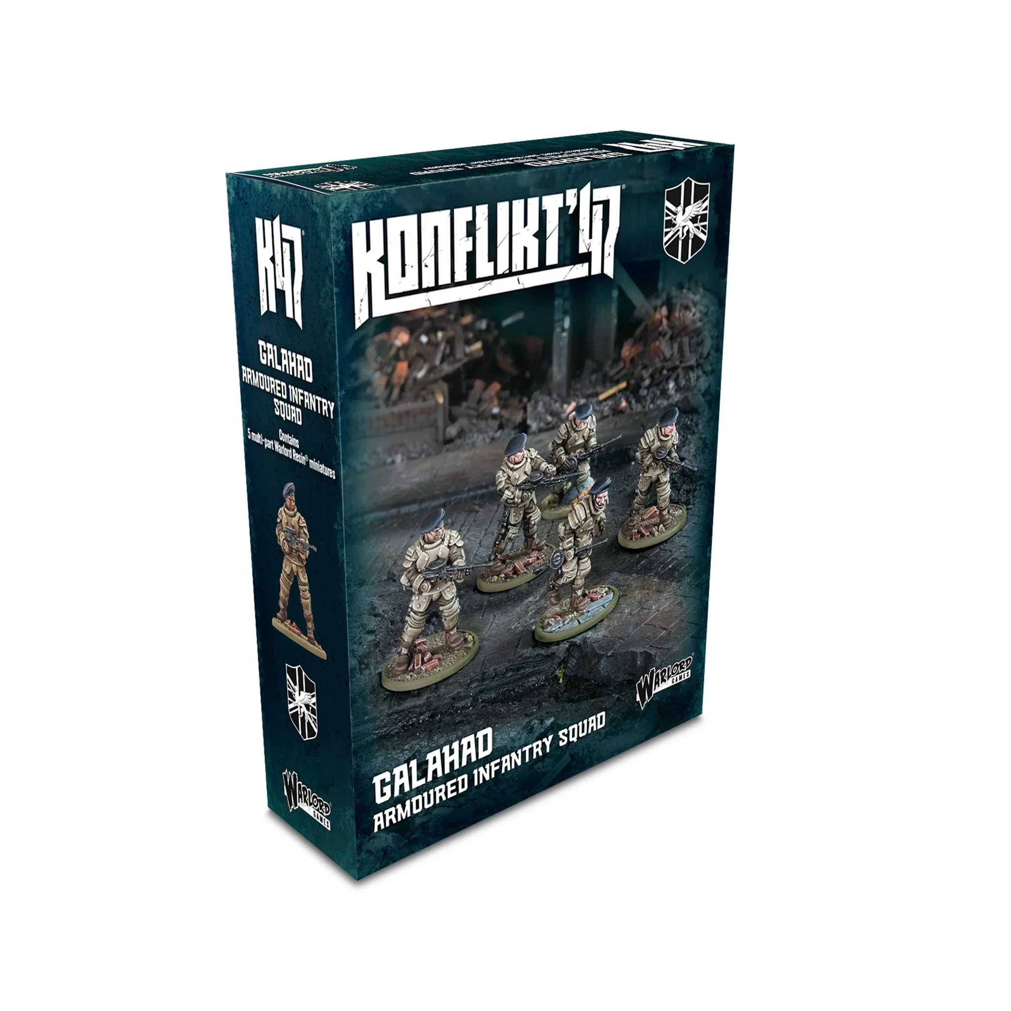 Konflikt '47 - British Commonwealth - Galahad Armoured Infantry Squad [452200601]