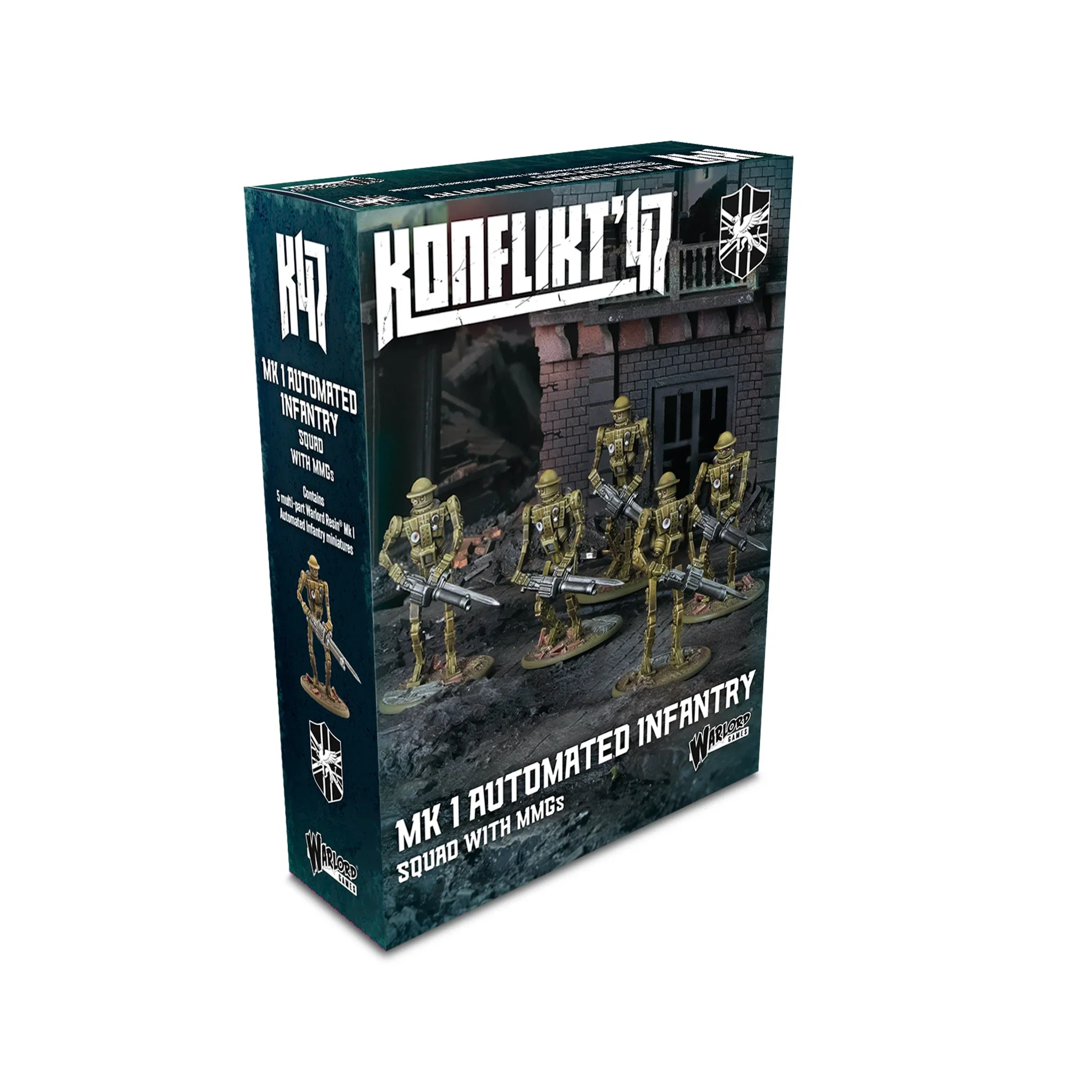 Konflikt '47 - British Commonwealth - Mk I Automated Infantry Squad with MMGs [452200602]