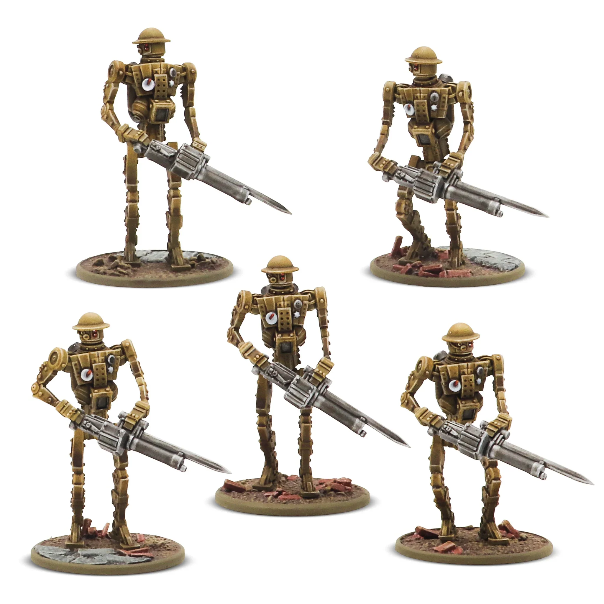 Konflikt '47 - British Commonwealth - Mk I Automated Infantry Squad with MMGs [452200602] - Image 2