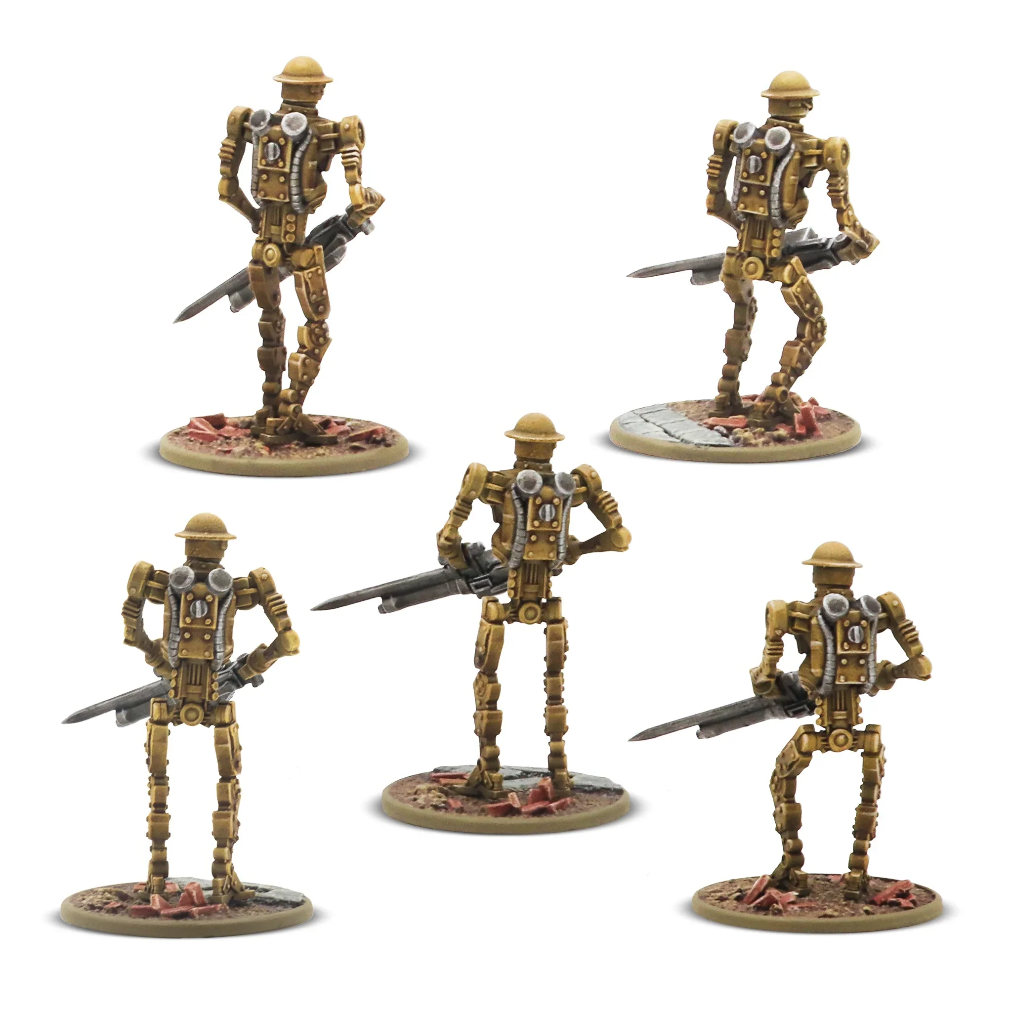 Konflikt '47 - British Commonwealth - Mk I Automated Infantry Squad with MMGs [452200602] - Image 3