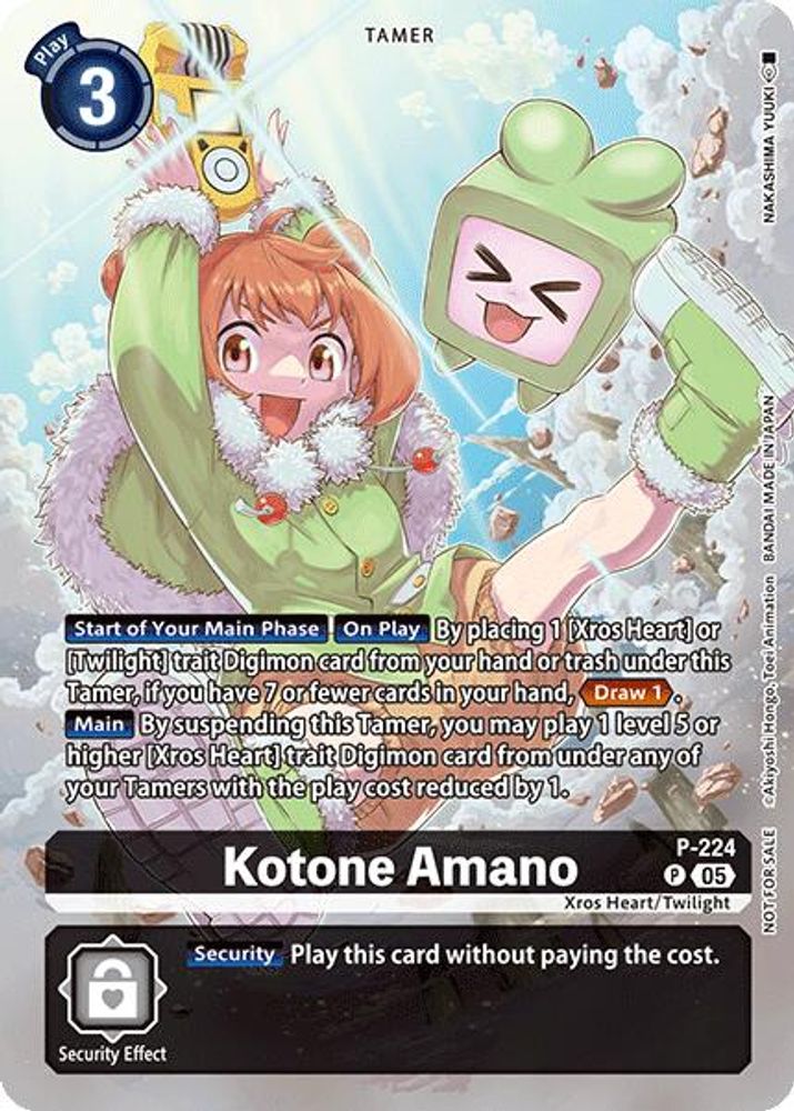 Kotone Amano (Time Stranger Box Topper) - P-224 - Promo