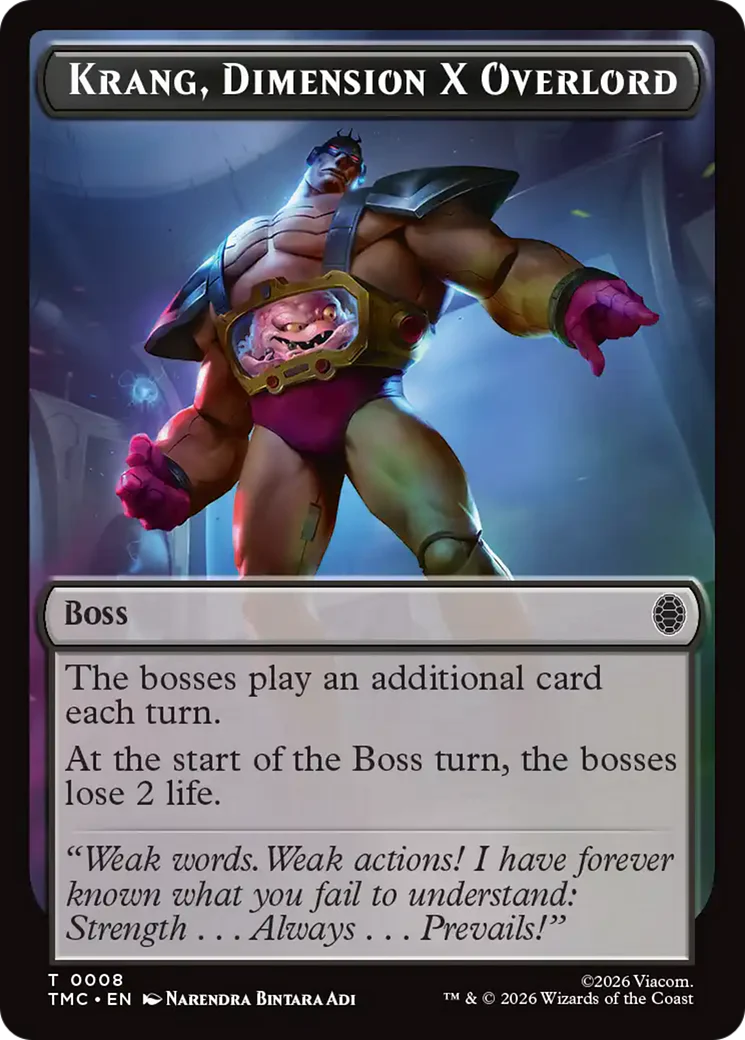 Krang, Dimension X Overlord Token (TTMC)