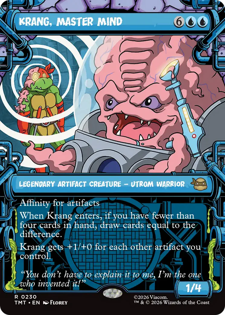 Krang, Master Mind - Sewer Frame (TMT)