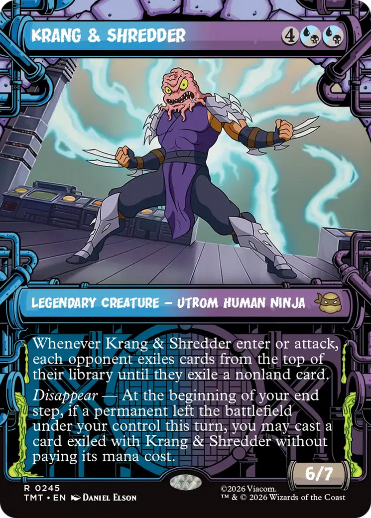 Krang & Shredder - Sewer Frame (TMT)