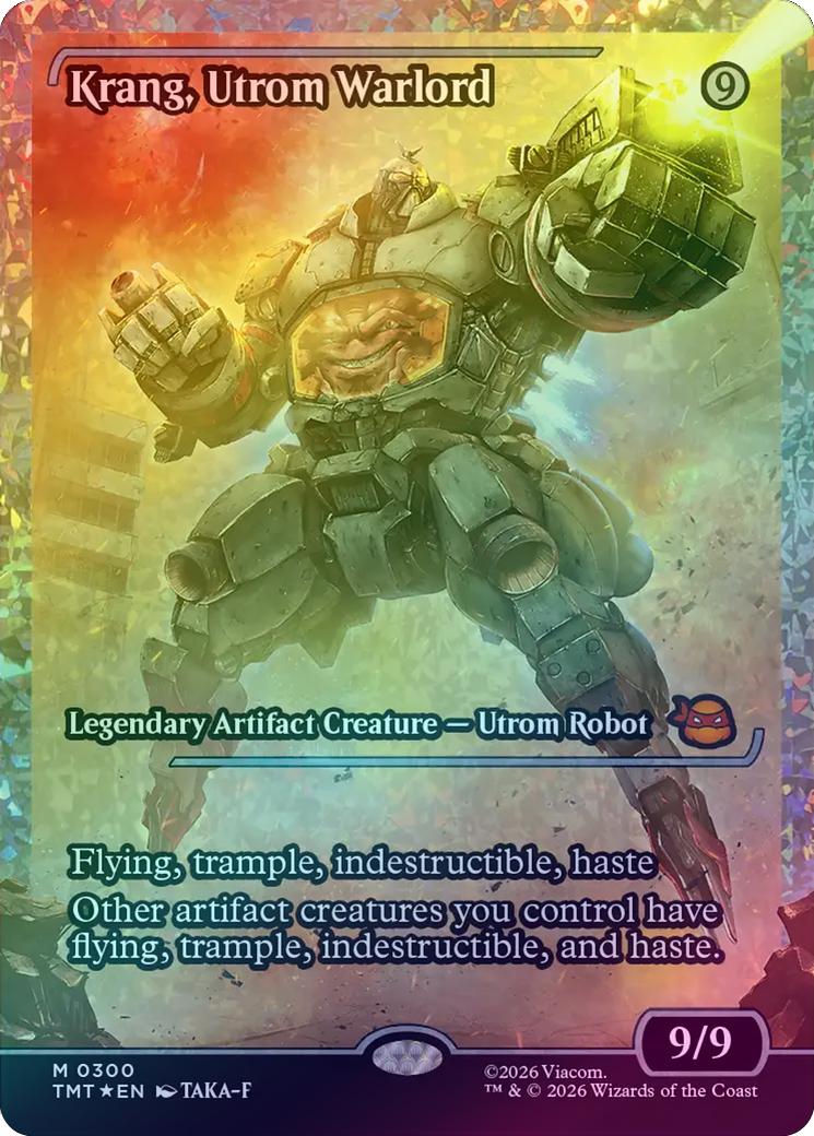 Krang, Utrom Warlord - Japan Showcase (Fracture Foil) (TMT)