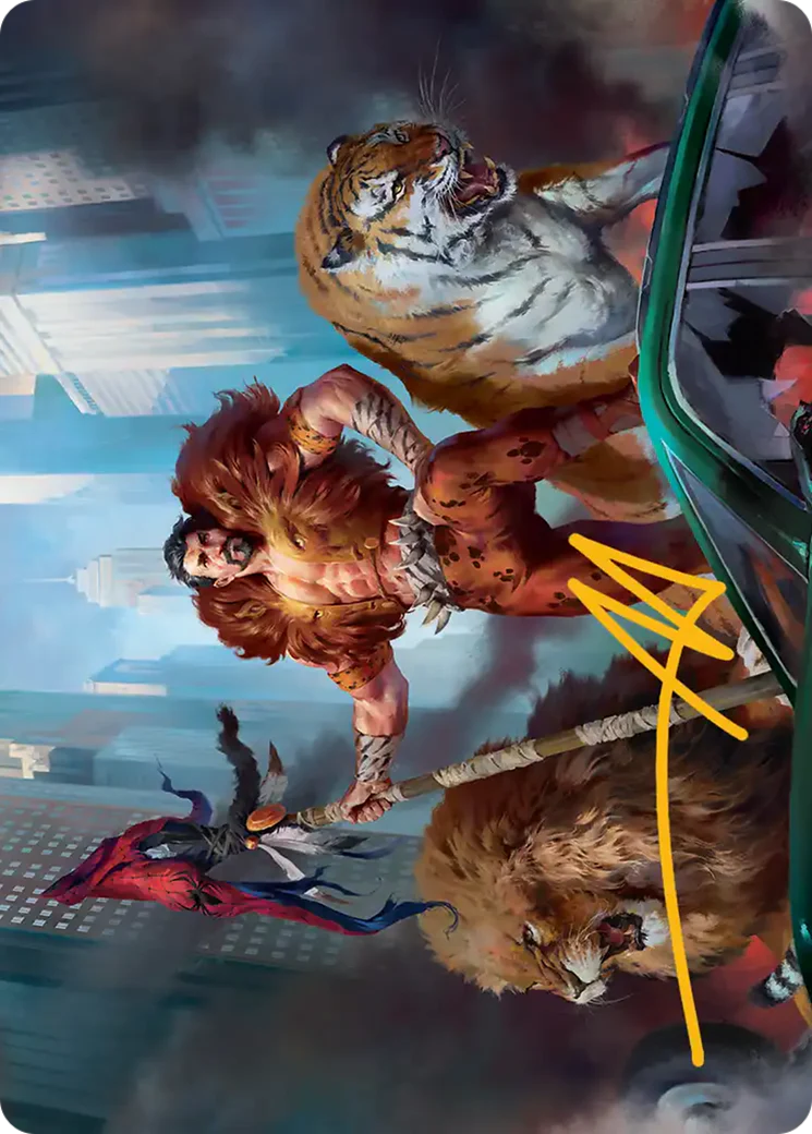 Kraven, Proud Predator - Art Series (Gold-Stamped Signature) (ASPM)