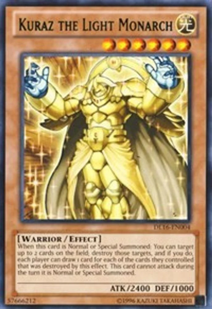 Kuraz the Light Monarch (Green) - DL16-EN004 - Rare