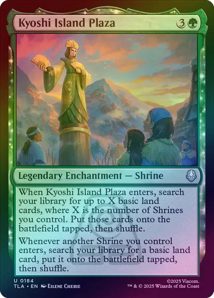 Kyoshi Island Plaza (Foil) (TLA)