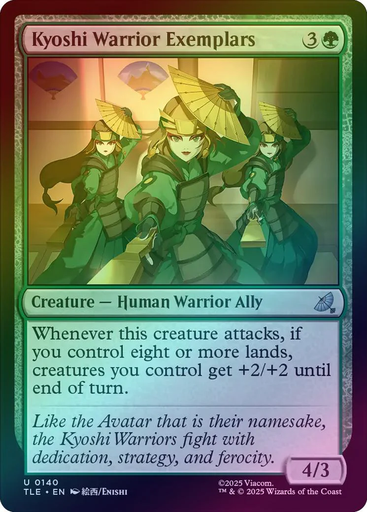 Kyoshi Warrior Exemplars (Foil) (TLE)