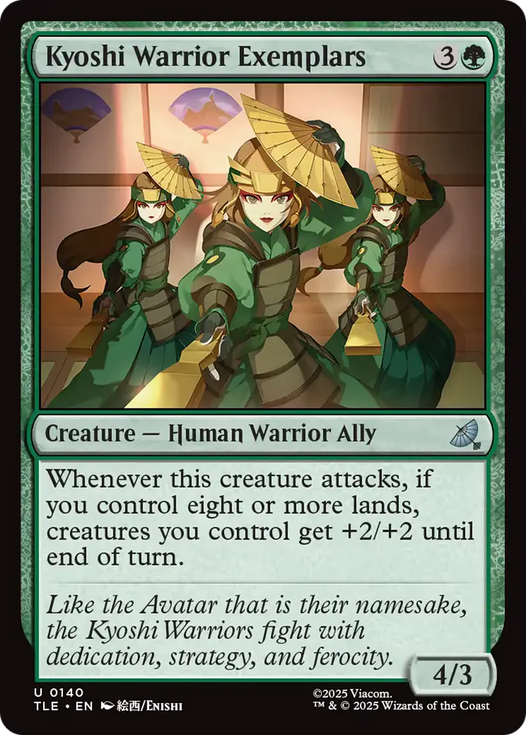 Kyoshi Warrior Exemplars (TLE)