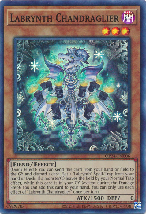 Labrynth Chandraglier - OP24-EN006 - Super Rare - Unlimited