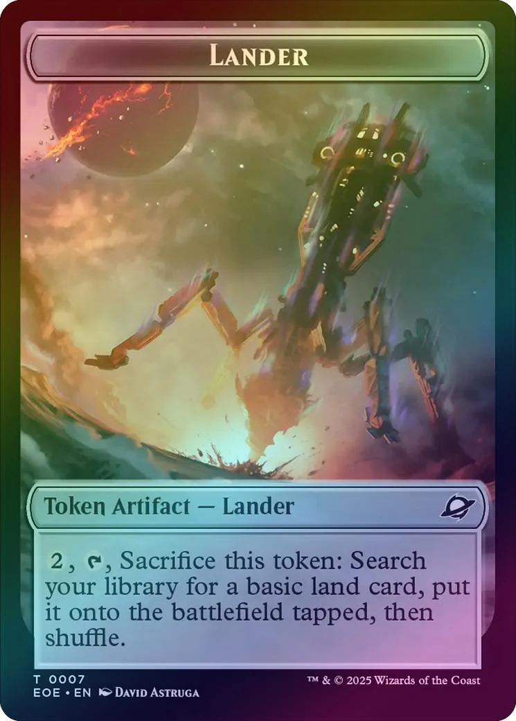 Lander // Robot Token (Foil) (TEOE)