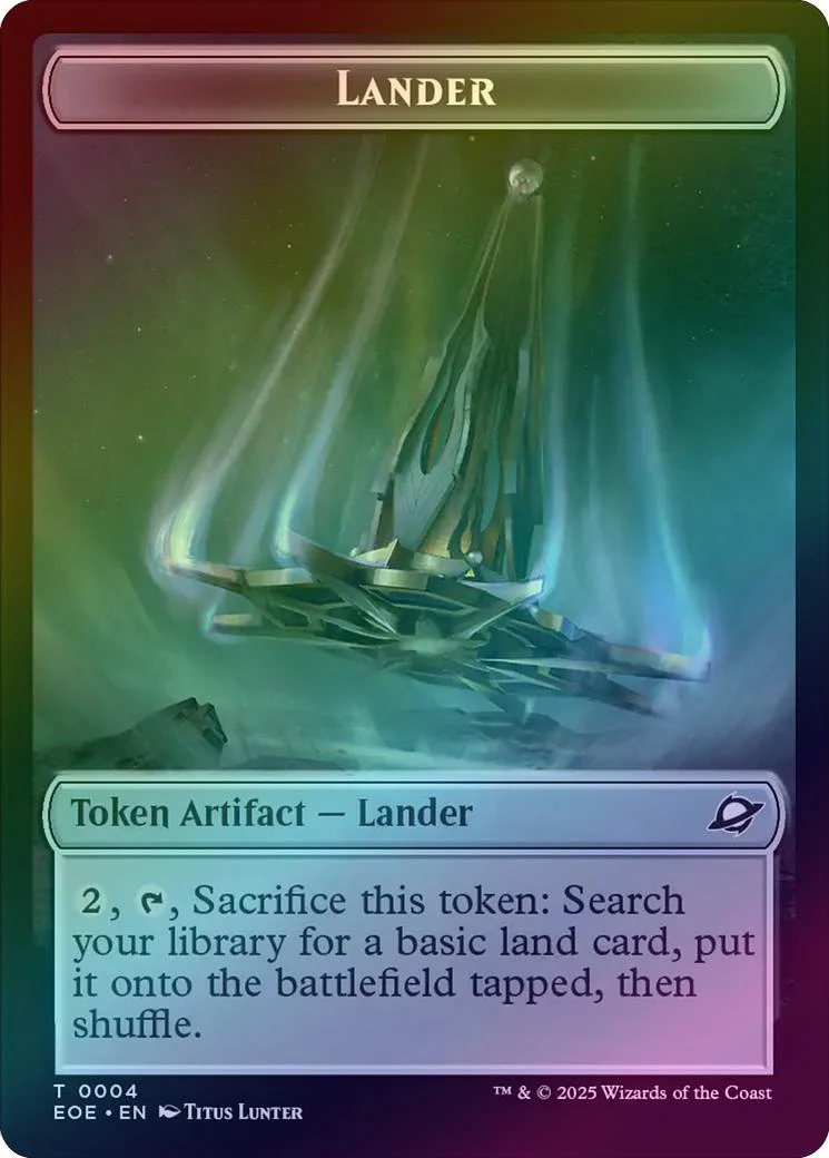 Lander // Robot Token (Foil) (TEOE)