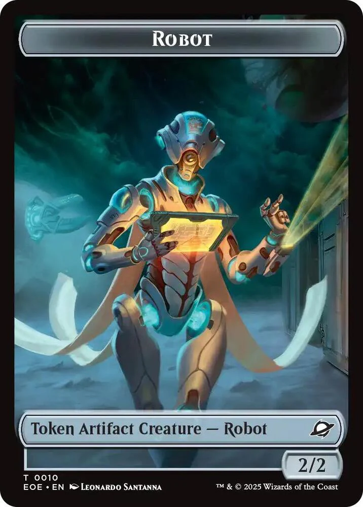 Lander // Robot Token (Foil) (TEOE) - Image 2