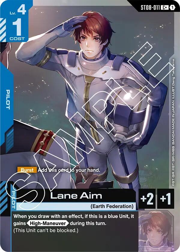 Lane Aim (C+) (Alternate Art) - ST08-011 - Common+