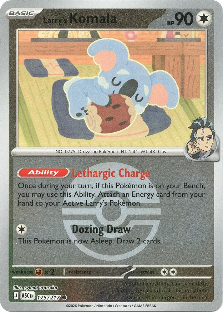Larry's Komala (Poke Ball) - 175/217 - Common