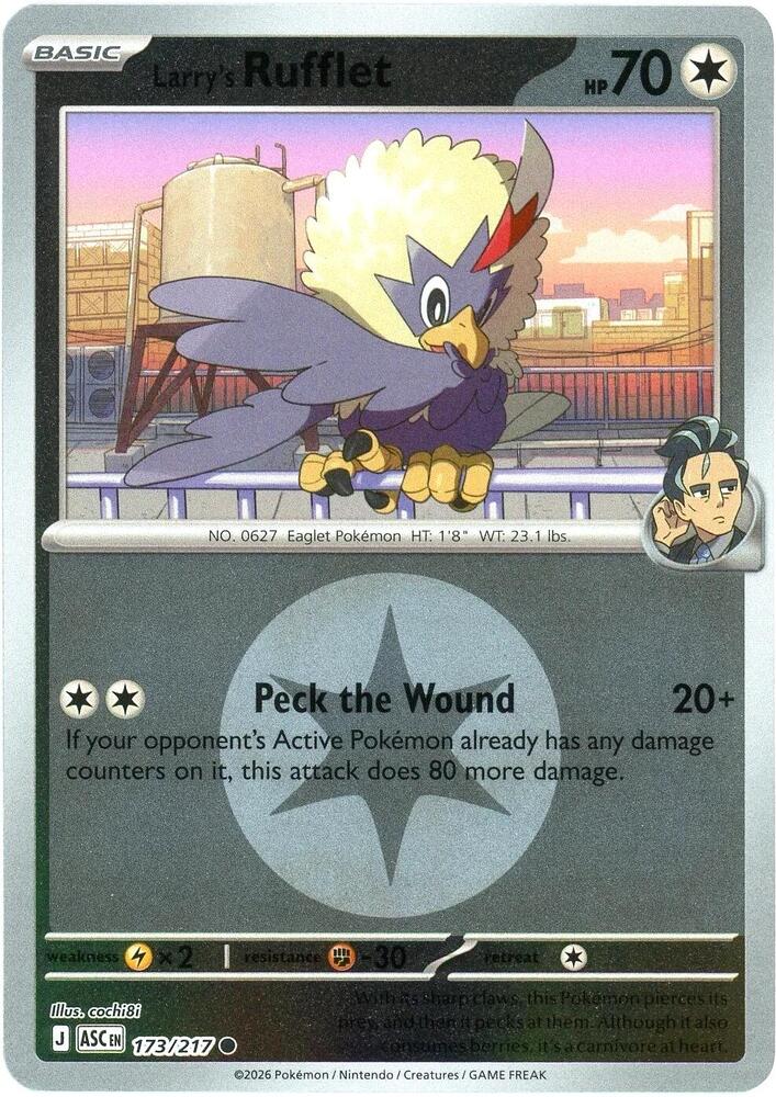 Larry's Rufflet (Energy Symbol Pattern) - 173/217 - Common