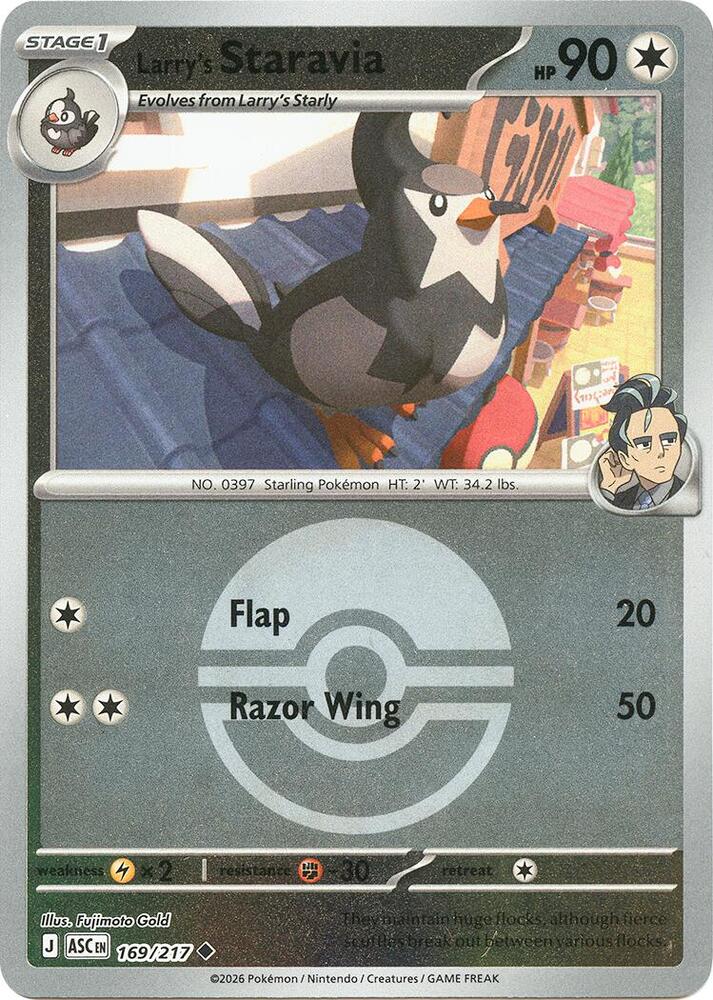 Larry's Staravia (Poke Ball) - 169/217 - Uncommon